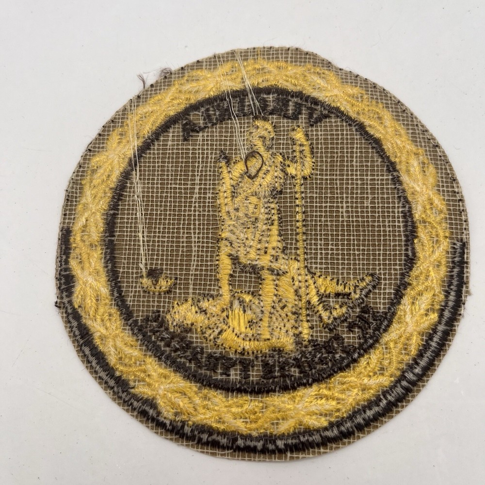 Virginia Patch Virginia Sic Semper Tyrannis Patch Brown Yellow