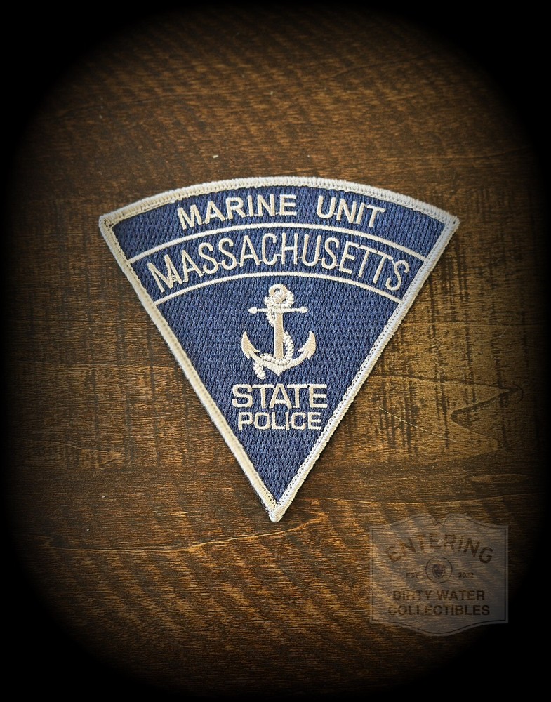 Mass State Police Marine Unit Embroidered Patch