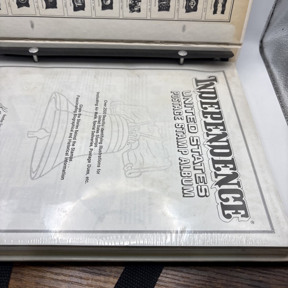 VINTAGE 1990 The Harris Independence United States Postage Stamp Album SEALED