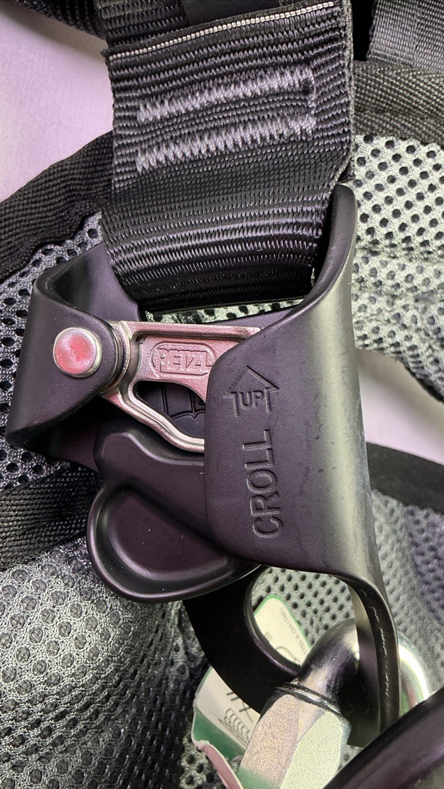 Petzl Avao Bod Croll Fast Safety Harness-Black/Grey-Size: 1