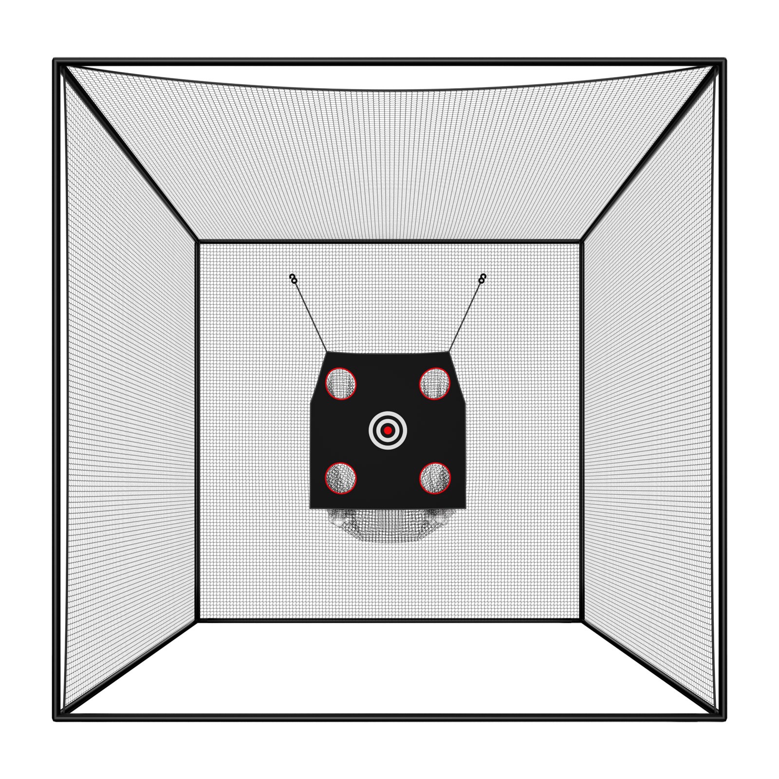 Uimoso 10 x 10 x 10FT Golf Practice Cage for Indoor and Outdoor Use