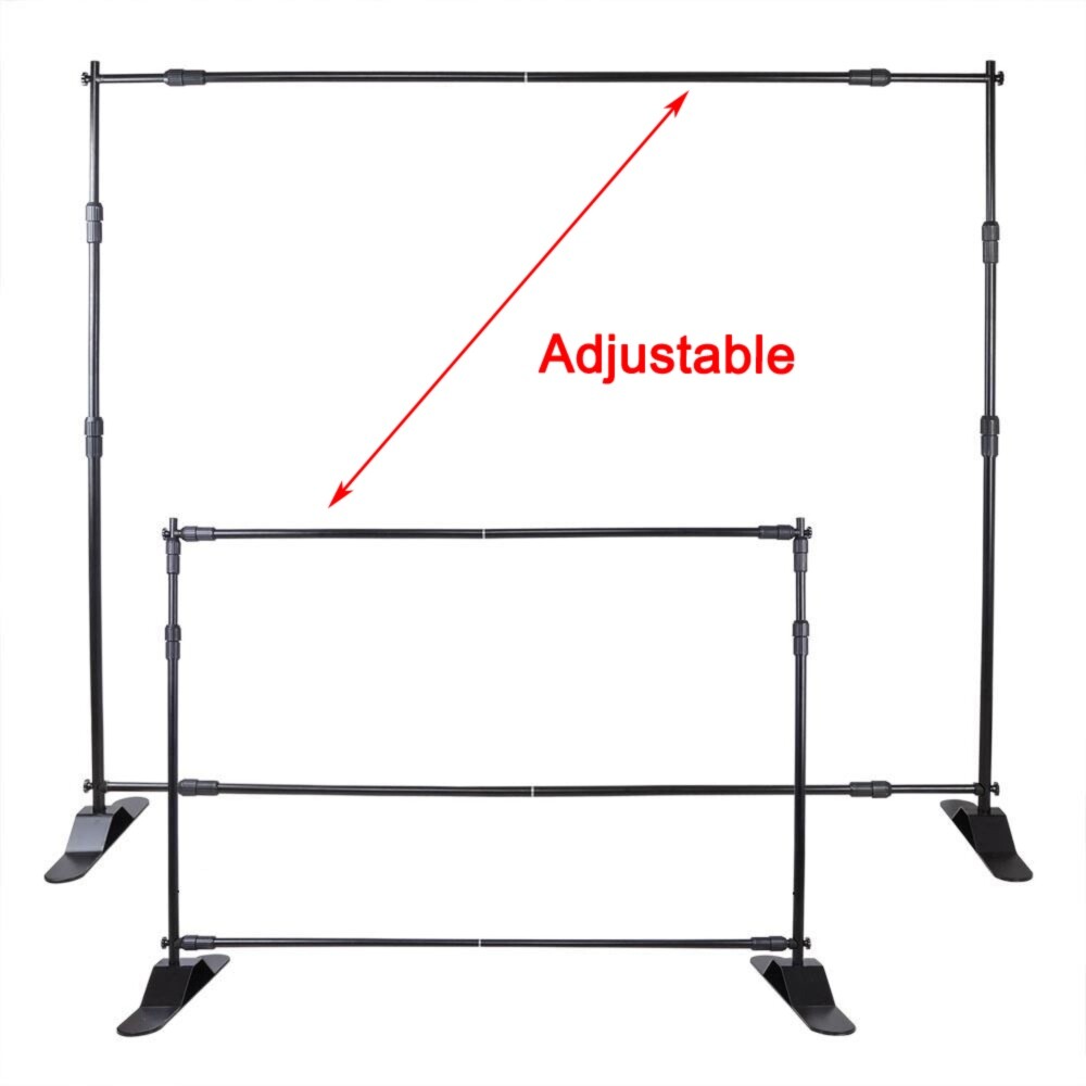 VEVOR 10pc 8"x10" Step Repeat Backdrop Telescopic Banner Stand Adjustable