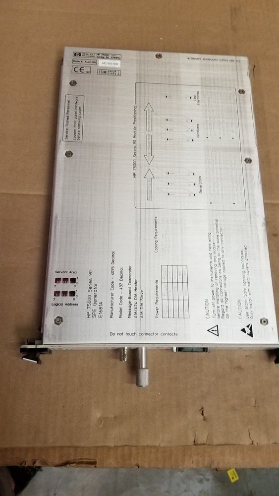 HP E1681A SONET/SDH SPE Generator