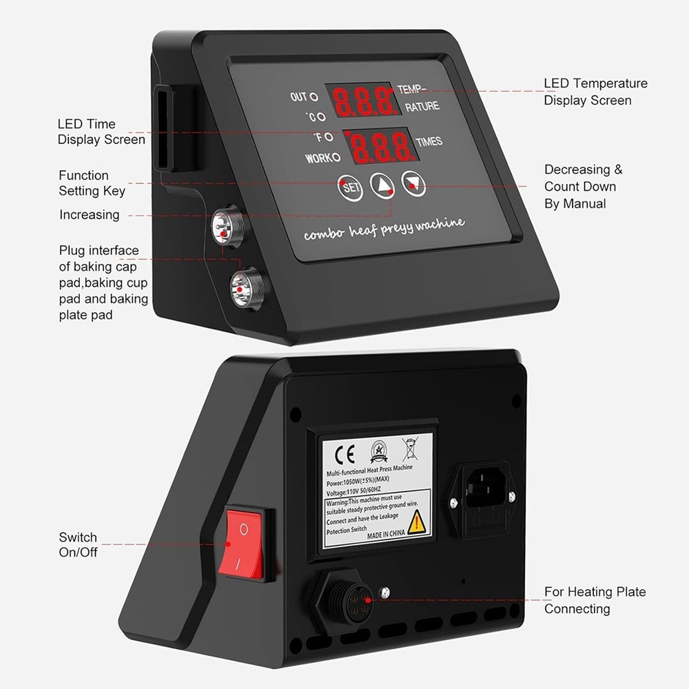 For Heat Press Machine Multi-Functional Heat Press Machine Control Box2394
