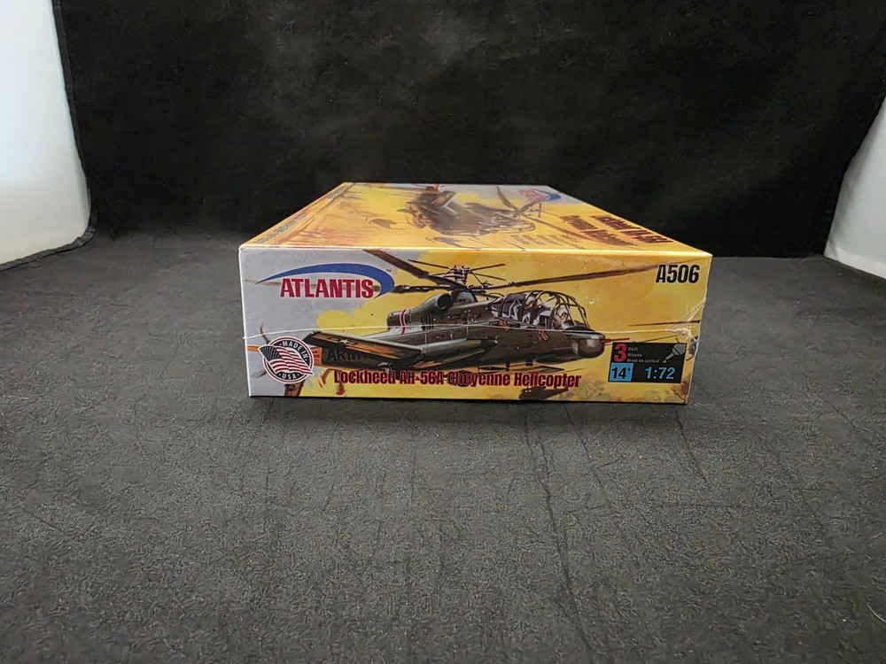 Atlantis Lockheed AH-56A Cheyenne Helicopter 1:72 Scale Plastic Model Kit A506
