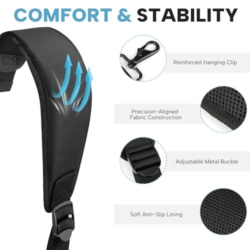 Golf Bag Shoulder Strap, Universal Golf Bag Strap Replacement Double Shoulder