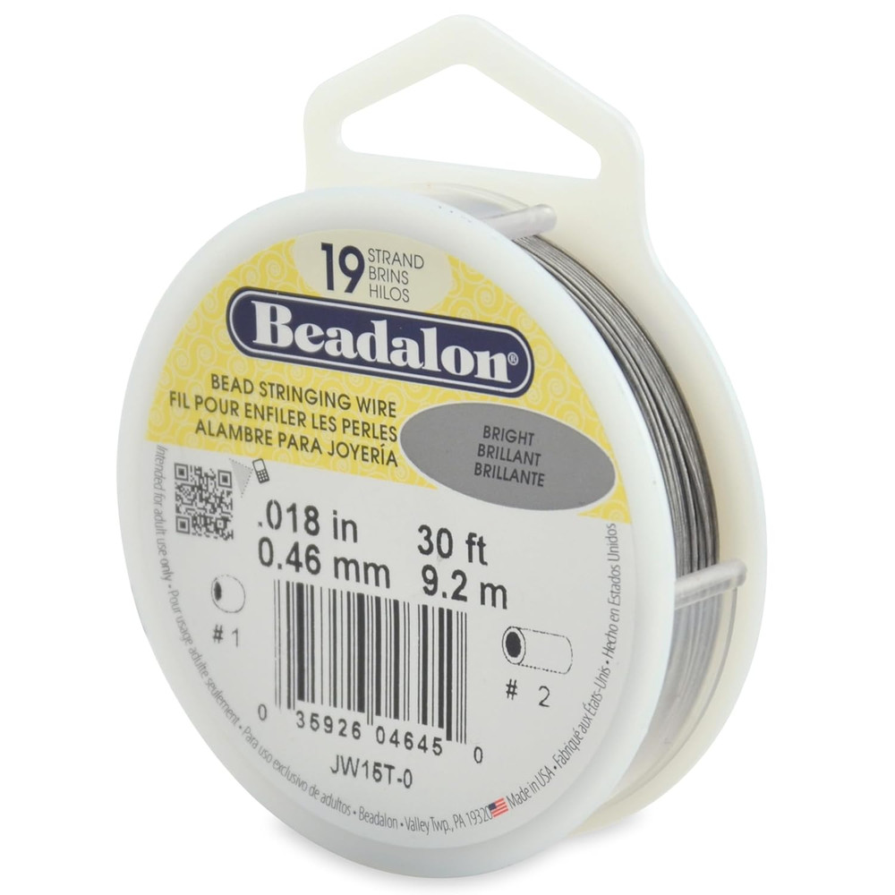Stringing Wire 19-Strand .018" X30'-Bright