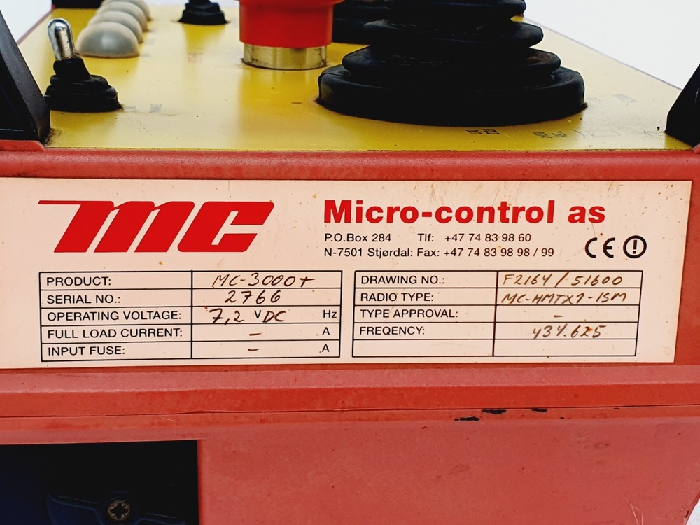 MICRO CONTROL MC-3000 + Winch Radio Remote Control