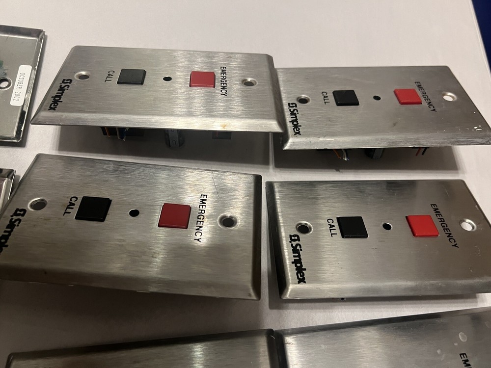 Valcom V-2970 (branded Simplex) Emergency/call Push Button - Single Gang (Qty 1)