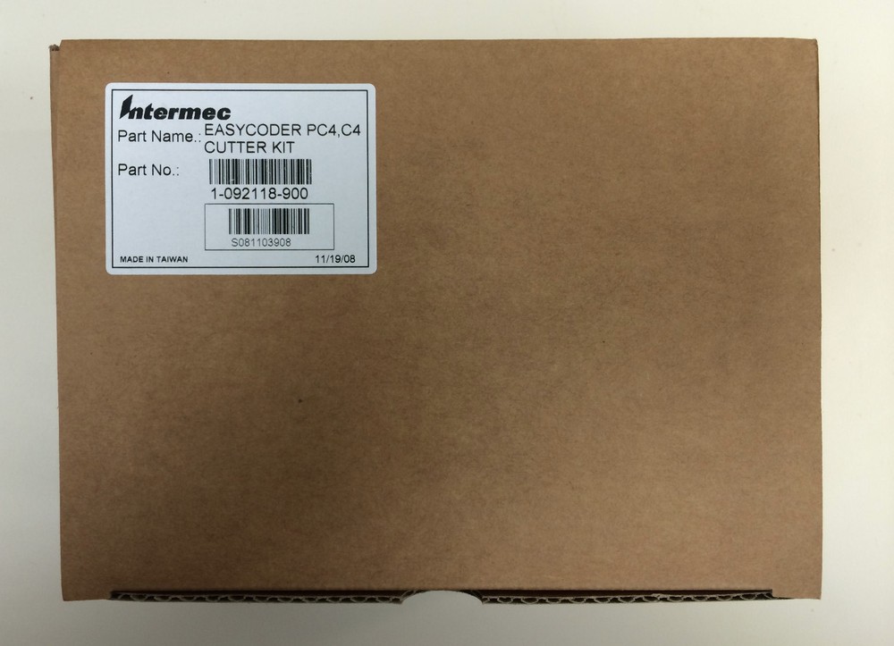 NEW Intermec EasyCoder PC4, PC41, C4 Cutter Kit 1-092118-900 Easy Coder Label