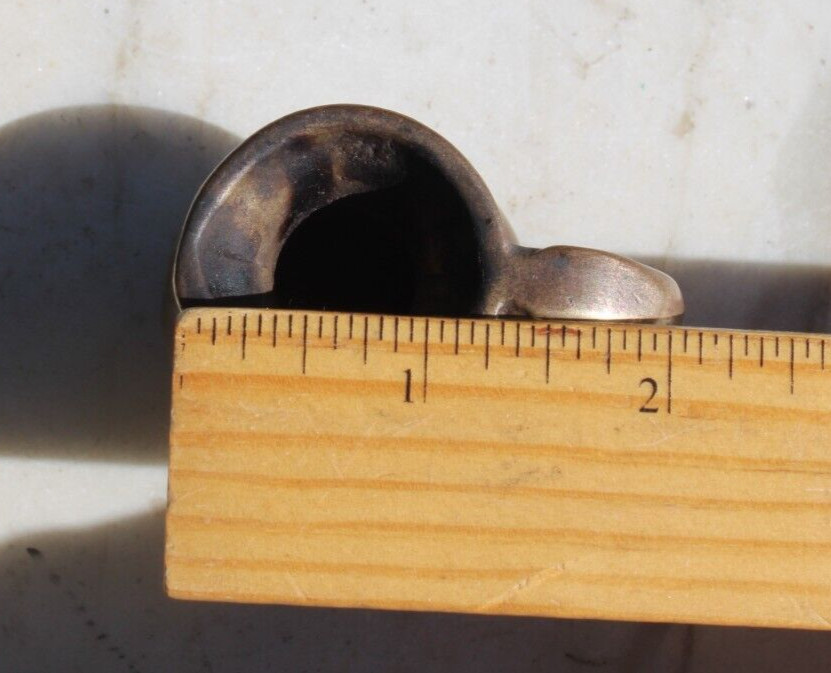 Antique Pitcher with Handle, Jug Solid Brass Small