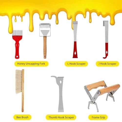 30 Pcs Beekeeping Supplies Tools Bee Suit Bee Keeping Starter Kit Bee Keeper