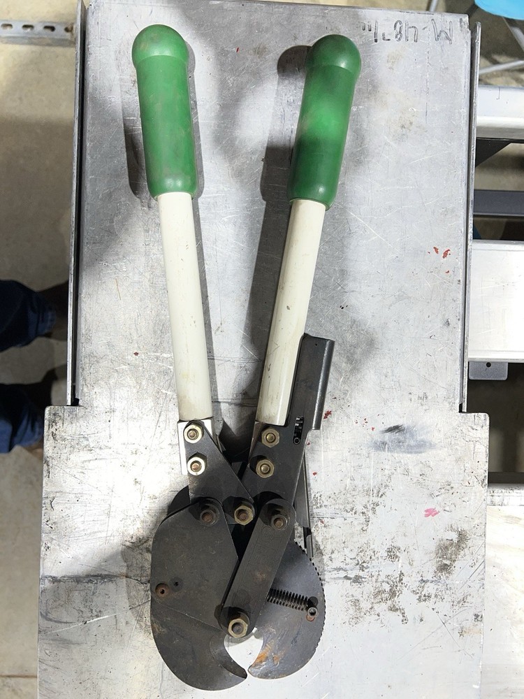 Greenlee 774 High Performance Ratchet Cable Cutter - Green/Silver