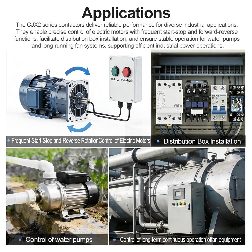 AC Contactor CJX2 for Electrical Systems