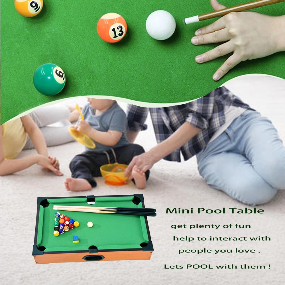 Mini Pool Table for Mini Billiards Table-Top Game Pool Table Toy for Cat Pool...