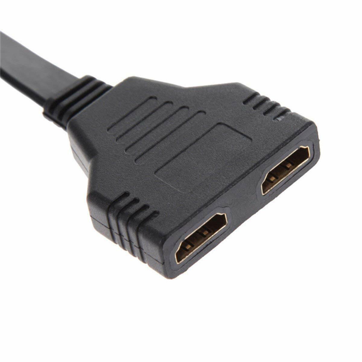 4K HDMI Cable Splitter Adapter 2.0 Converter 1 In 2 Out 1 Male to 2 Female lot