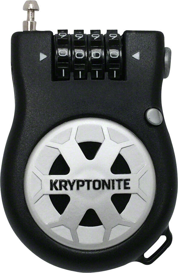 Kryptonite R-2 Retractable 4 Digit Resettable Combo Cable Lock 3' 90cm