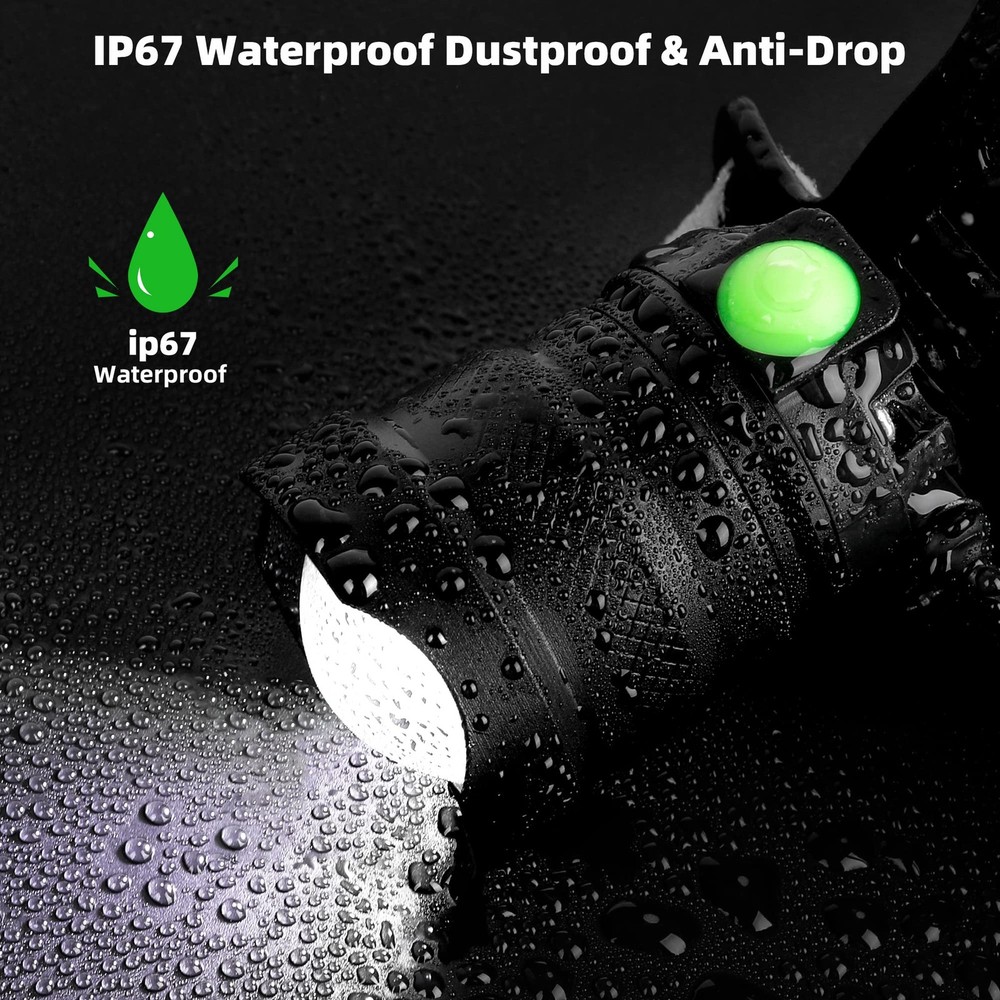 2PCS Bright LED Headlamp High Lumens Induction Function, 7 Modes Long Lasting...