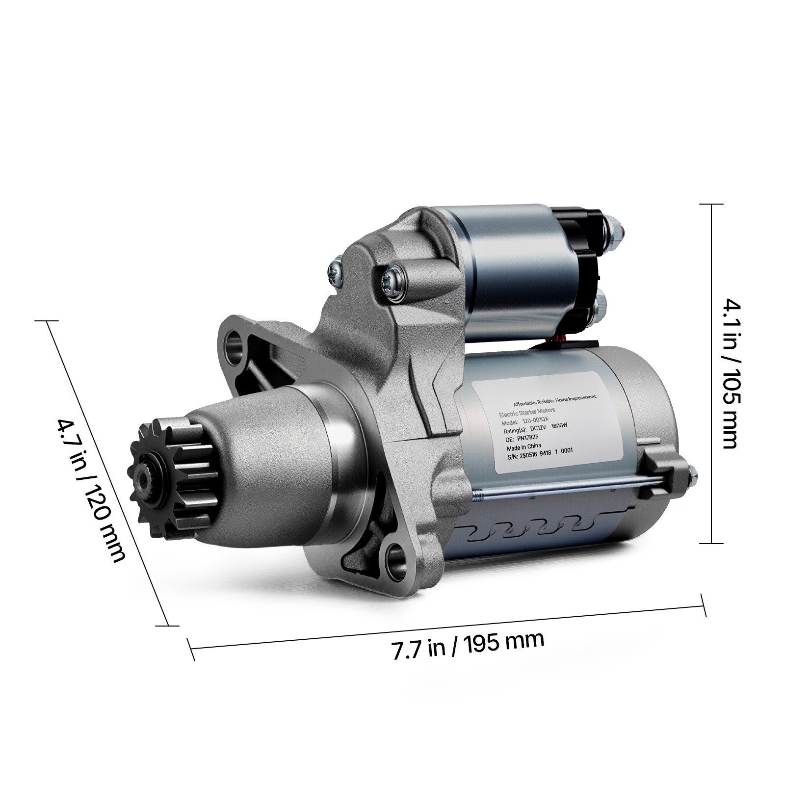 New Starter for LEXUS ES300 350 Toyota Camry Highlander RAV4 2.4/3.3/3.5L 17825