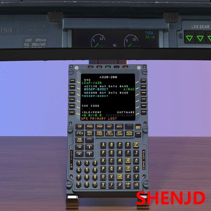 WINGFLEX A320 MCDU Flight Simulator Features Full-Scale Simulation for XPLANE