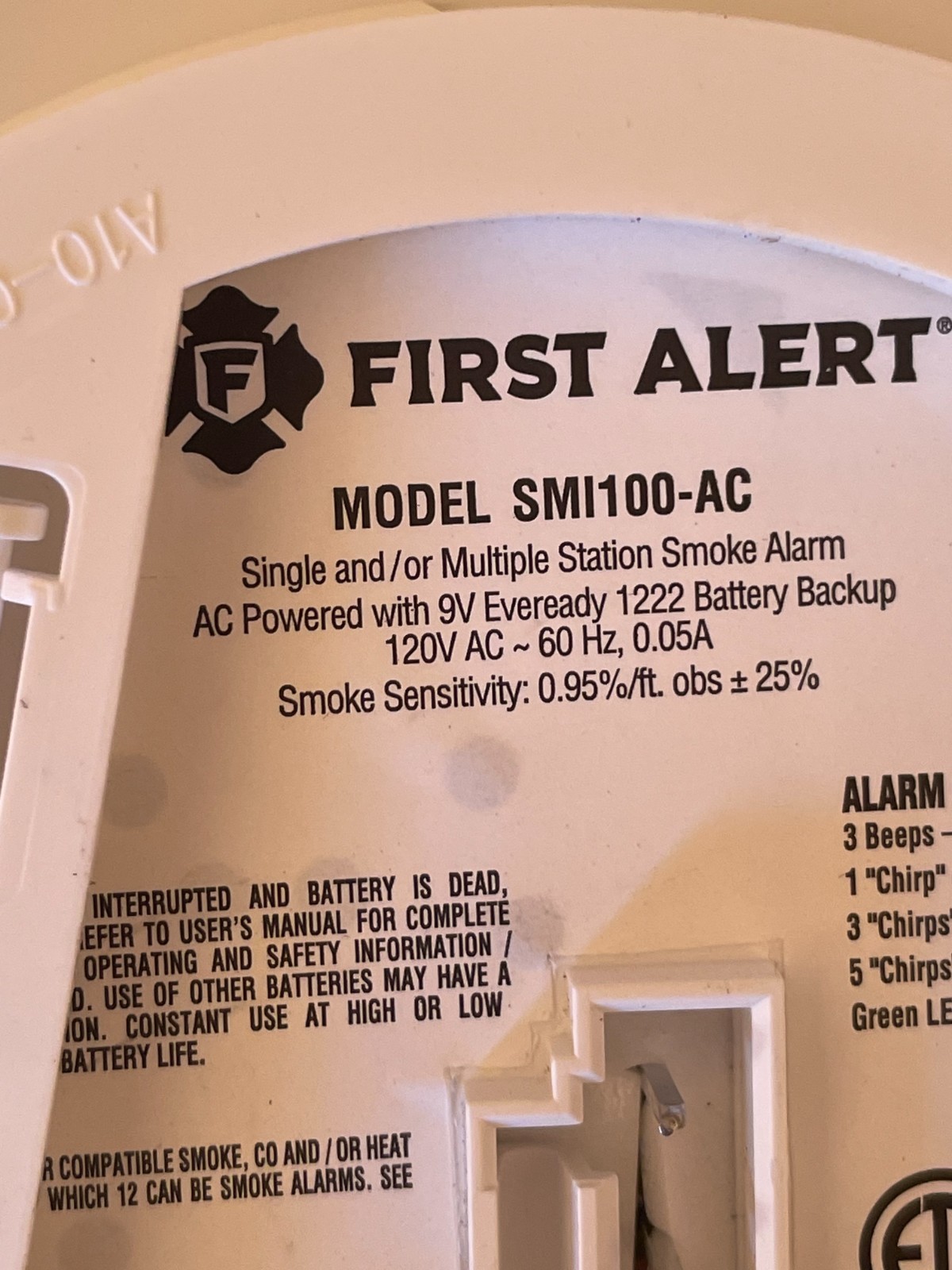 BRK SMI100-AC Hardwire Smoke Alarm W/ Battery Backup 12 Pack New