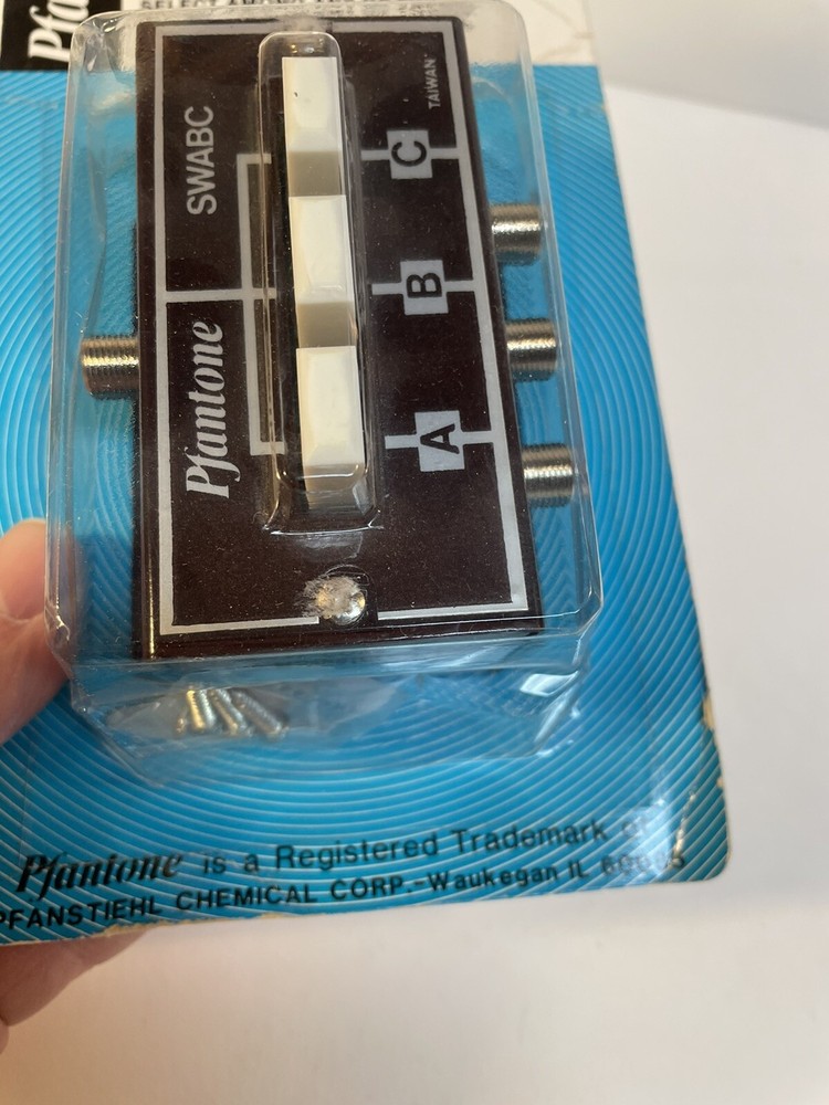 Vintage TV-SWABC video multi-switch pfantone