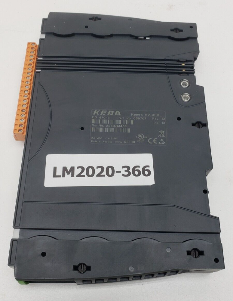 Keba Kemro K2-400 DO 470/B Communication Module Part # 059707 Rev. 13