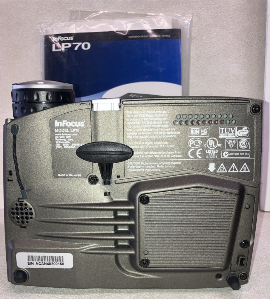 INFOCUS LP70 + Mobile DLP Video Projector, Tested