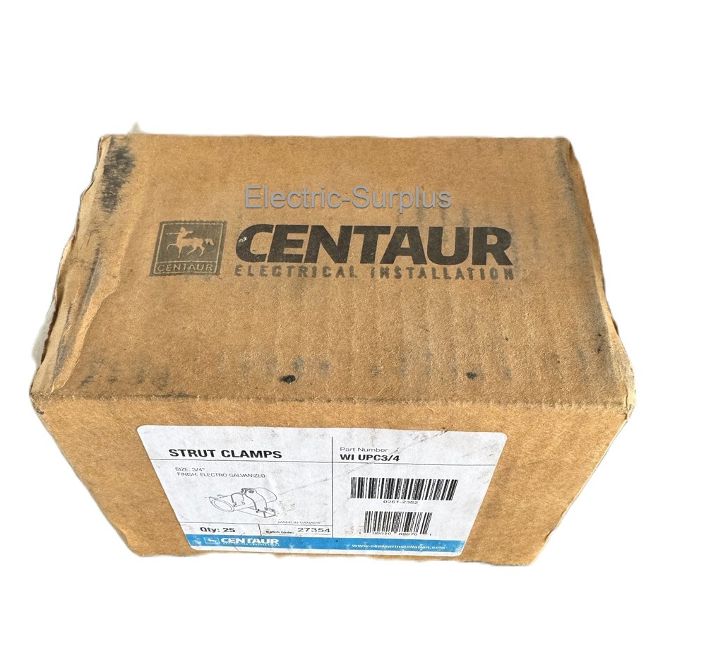 Centaur Strut Clamps 3/4" Model # WI UPC3/4   (Quantity 25)