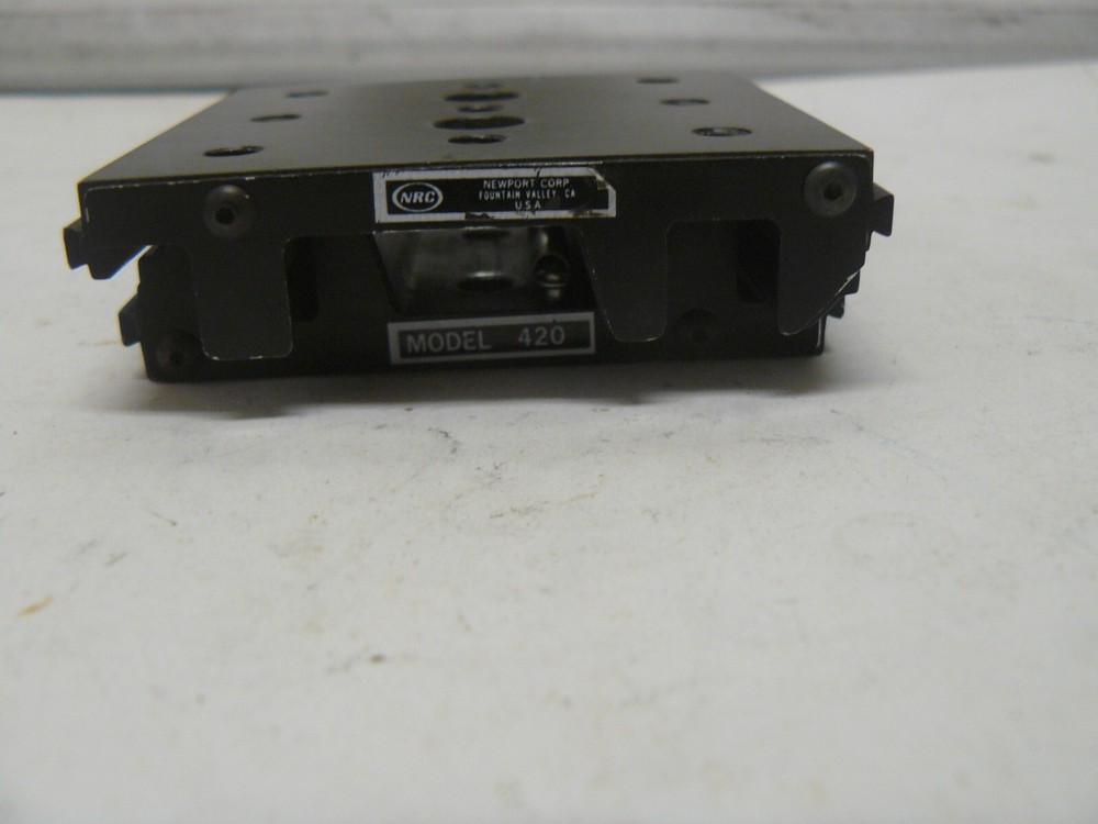Newport model 420 linear stage 3in x 3in
