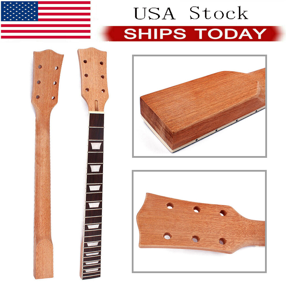 22 Frets Mahogany Guitar Neck for Les Paul SG Style DIY Replace with Truss Rod