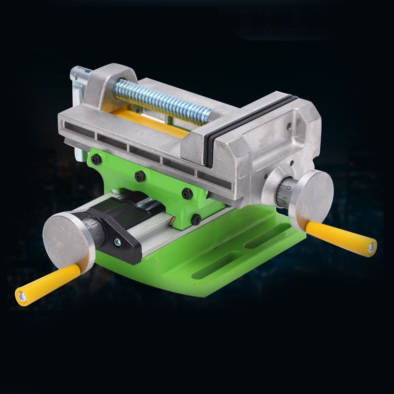 3 Inch Vice Precision Machine Vice 2-Way Cross for Bench-Type Drilling Machines