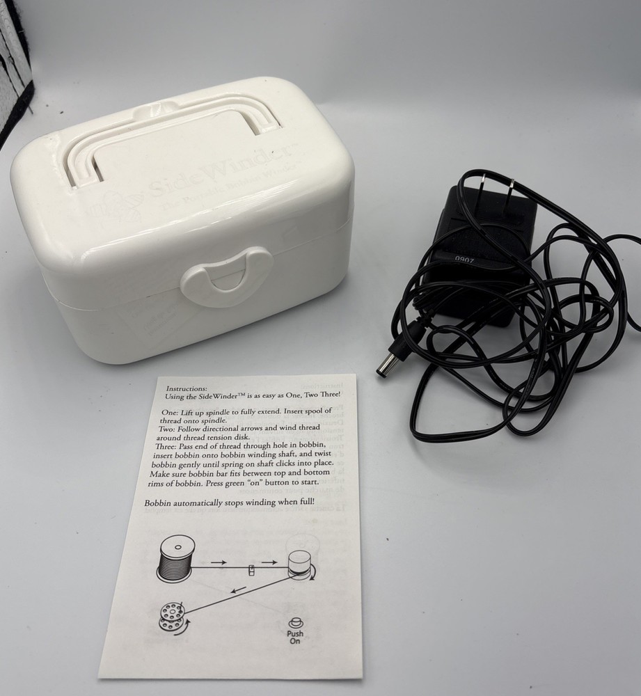 Wrights SideWinder Portable Bobbin Winder Sewing Machine Thread Crafting