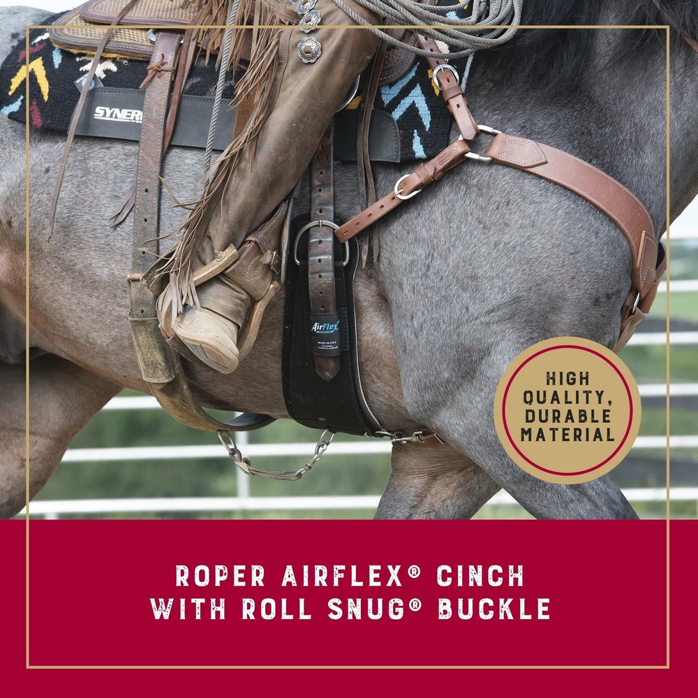 Airflex ‎Roper Horse Cinch Black 34"