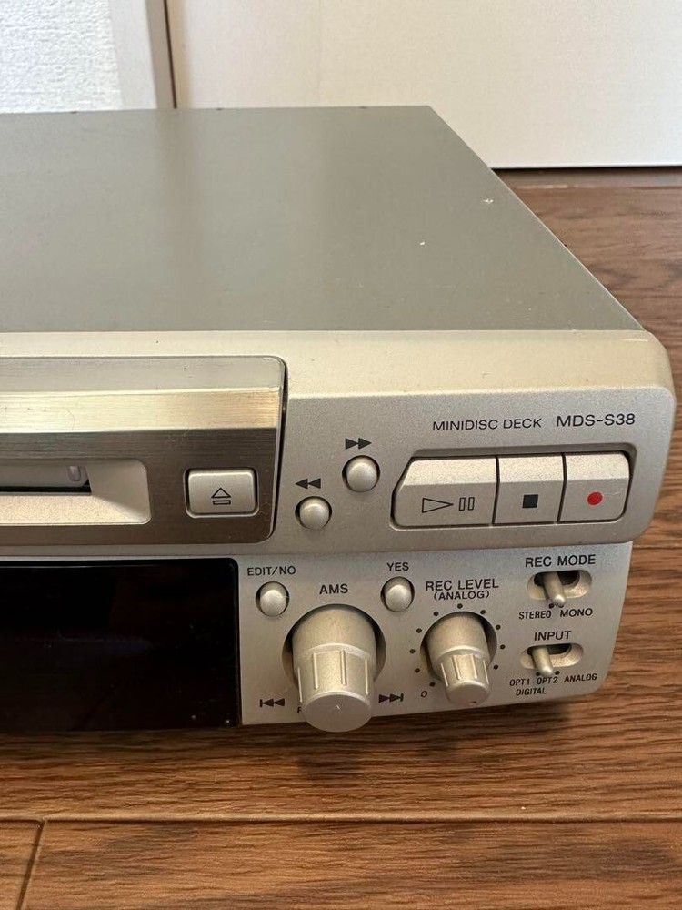 SONY MDS S38 silver MD Deck MD Recorder