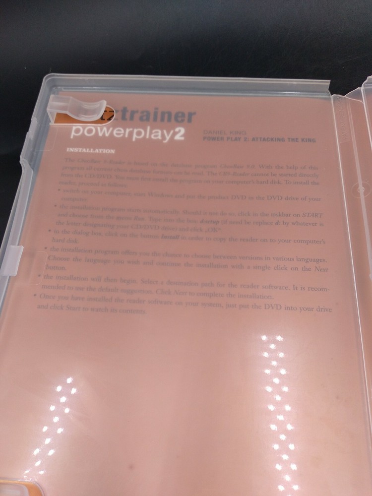 FritzTrainer PowerPlay 2 Attacking the King - Daniel King - VOLUME 2 Chessbase