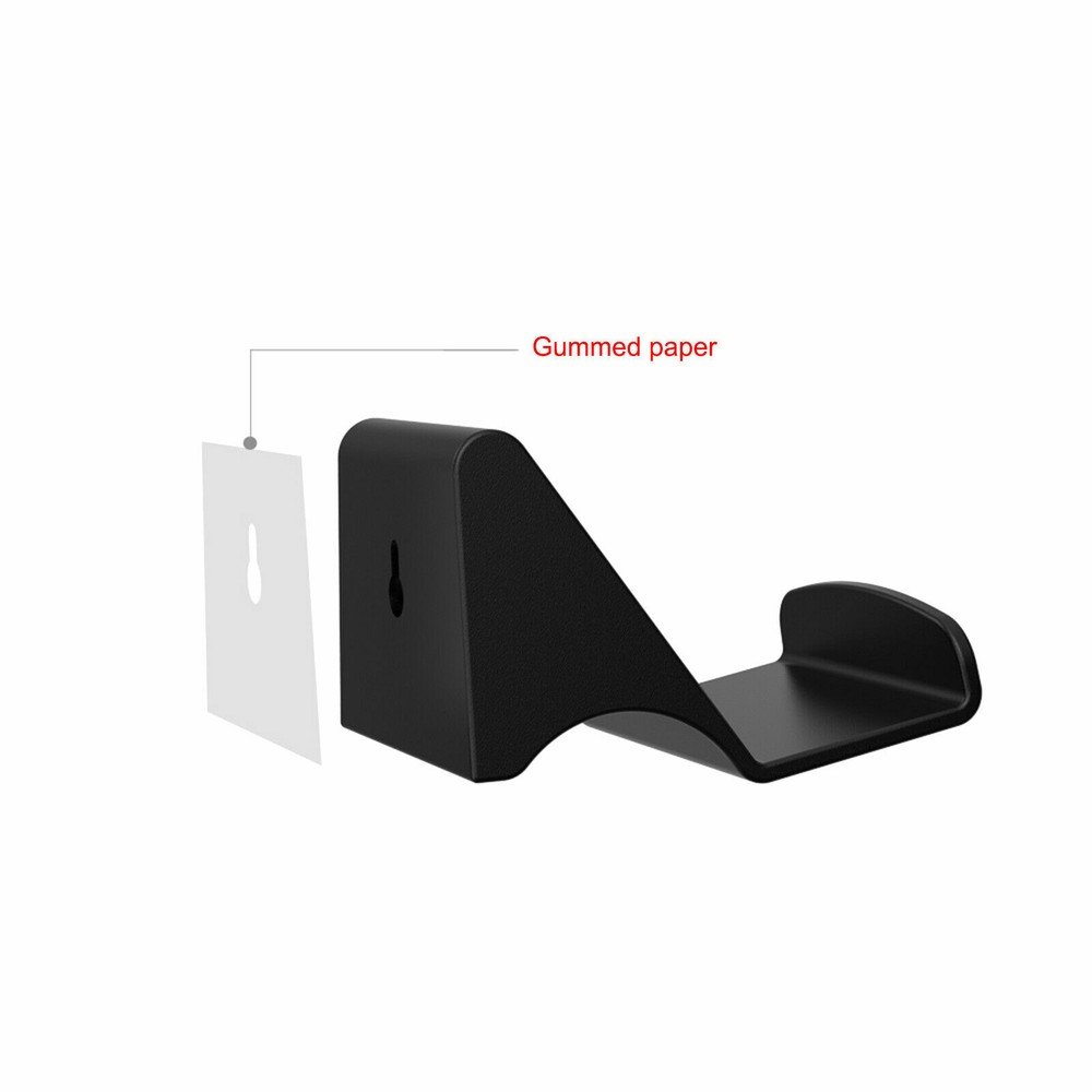 2 Game Controller Headset Headphones Wall Mount Bracket Holder Hanger Hook Stand
