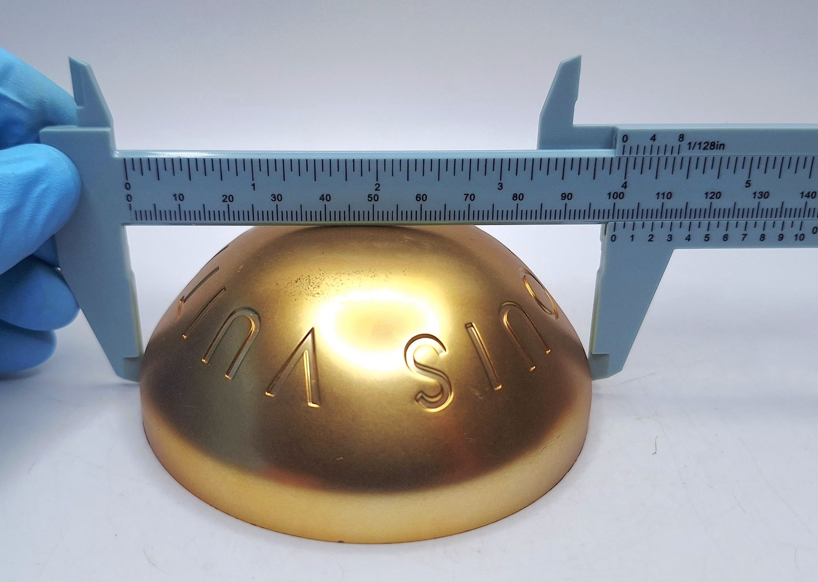 LOUIS VUITTON 2013 Store Window Display Rivet Stud LV Brushed Gold Plastic RARE