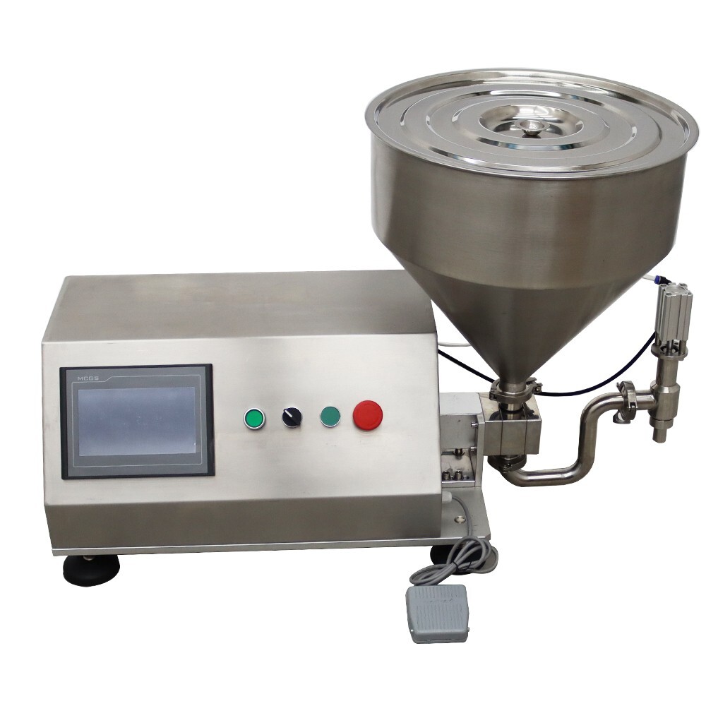 220V Rotary Pump Paste Liquid Dual Use Filling Volume Adjustable w/Touch Screen