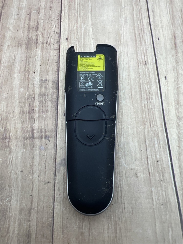 Logitech Cordless 2.4 GHz Presenter Laser Pointer R-R85