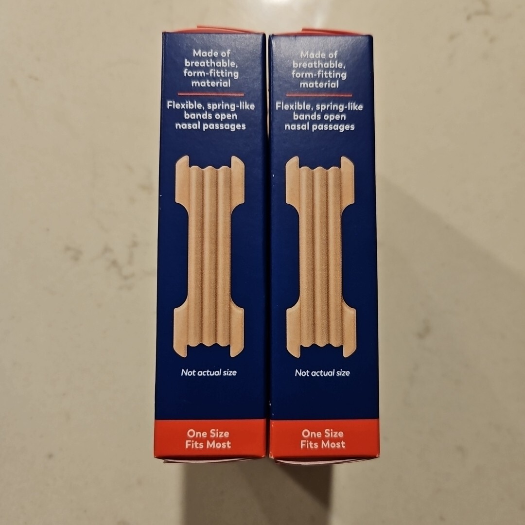 Breathe Right Extra Strength Nasal Strips Tan 26ct X2 Exp 2027+