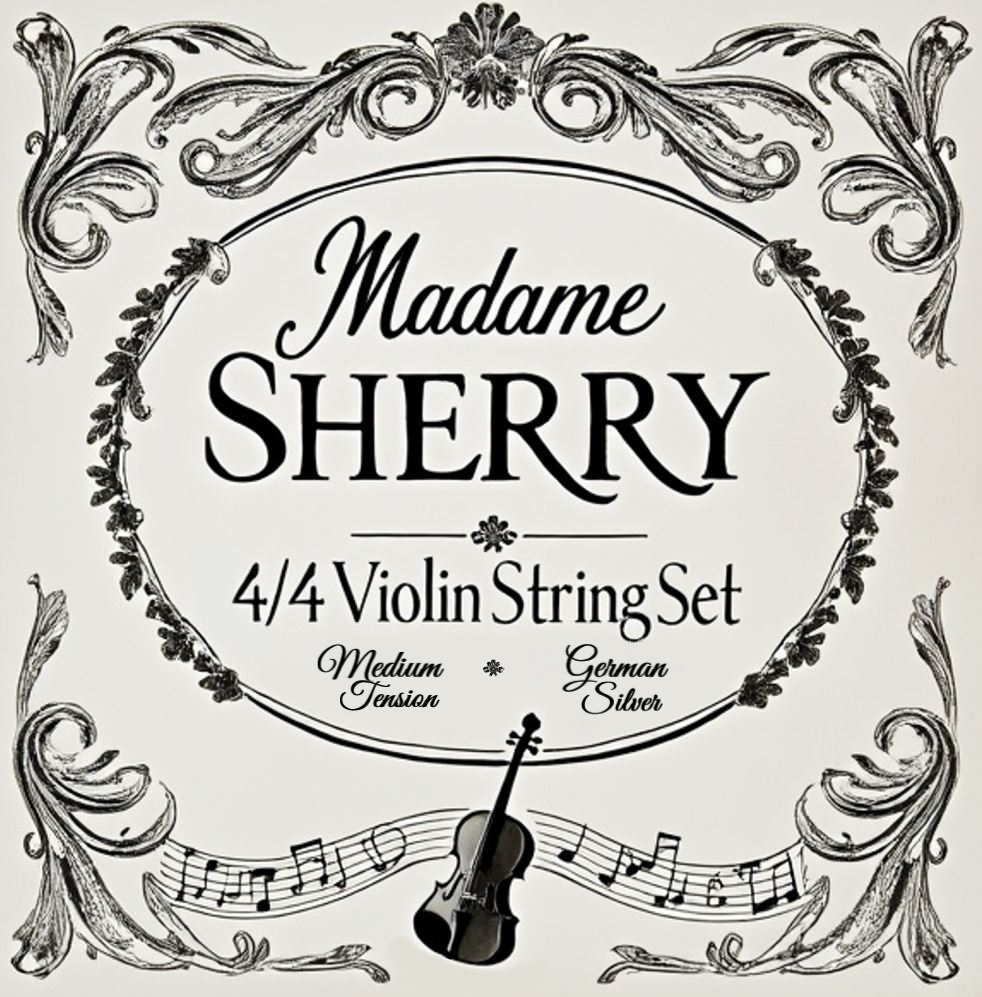 Violin String Set 4/4 Premium Strings Alloy Core Expressive Tone USA shipping