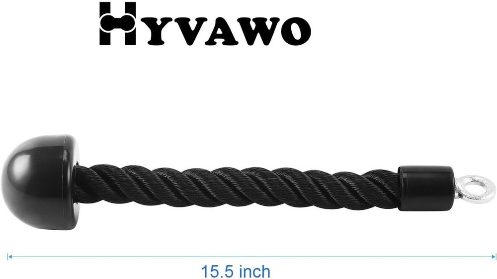 Pull Down Rope Single Grip Tricep Bicep Exercise Attachment for Cable Machine...