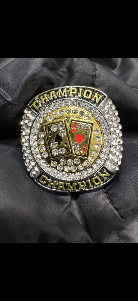 CHAMPION POKER RING SIZE 10