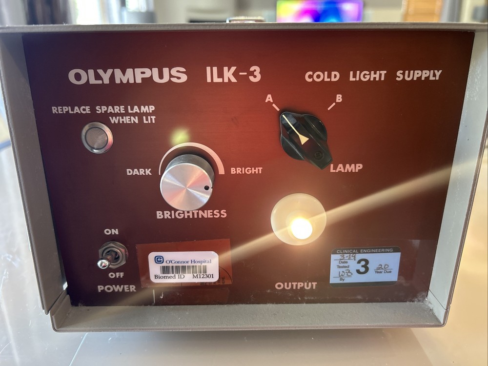 Olympus ILK-3 Cold Light Supply Halogen Light Source / Illuminator150 Watt~14733