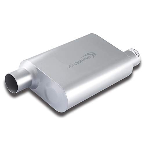 Universal Mufflers, Two Chamber 2.5'' offset inlet (ID) 2.5'' offset 2.5"