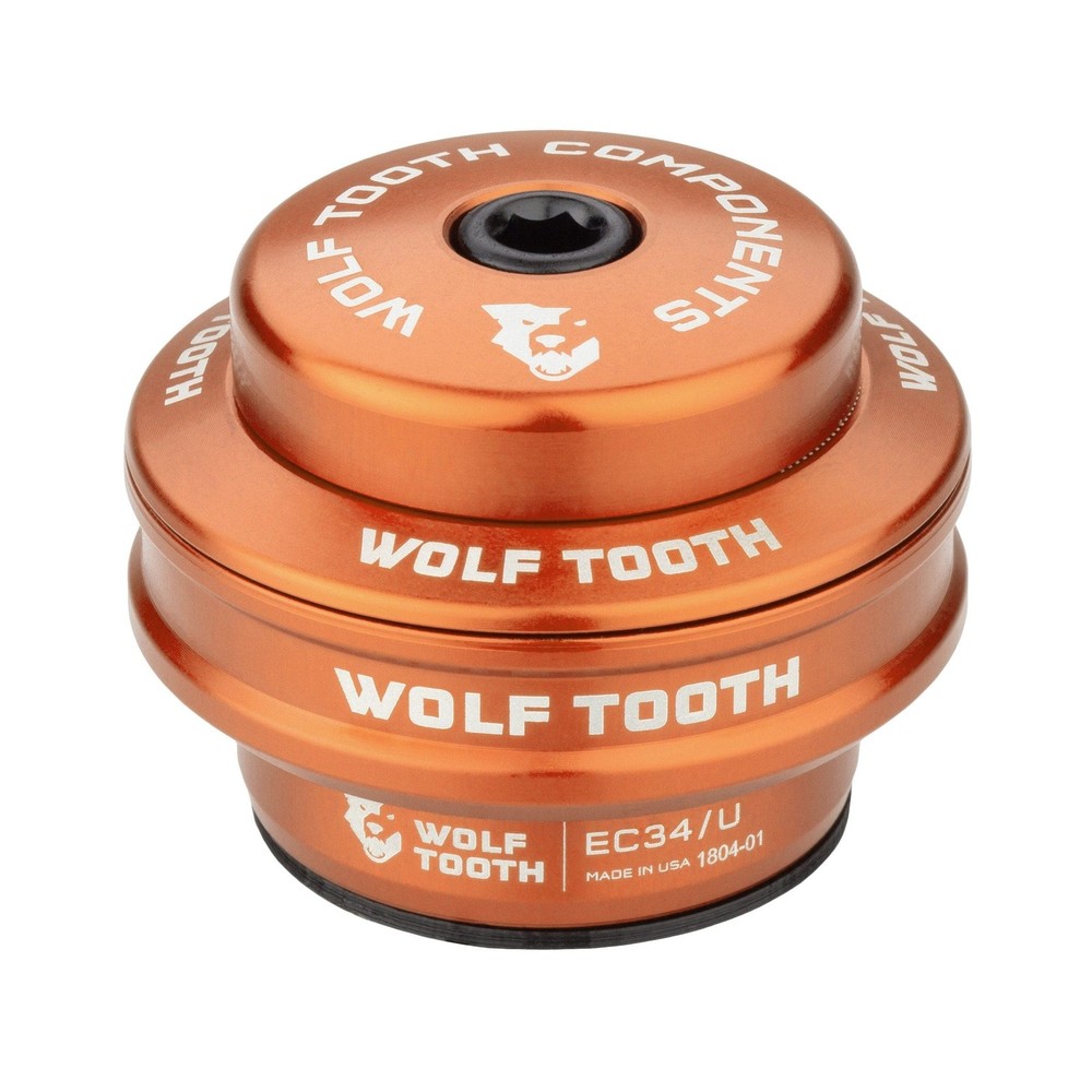 Wolf Tooth Performance EC34 External Cup Headset - Lightweight 6061 Aluminum,