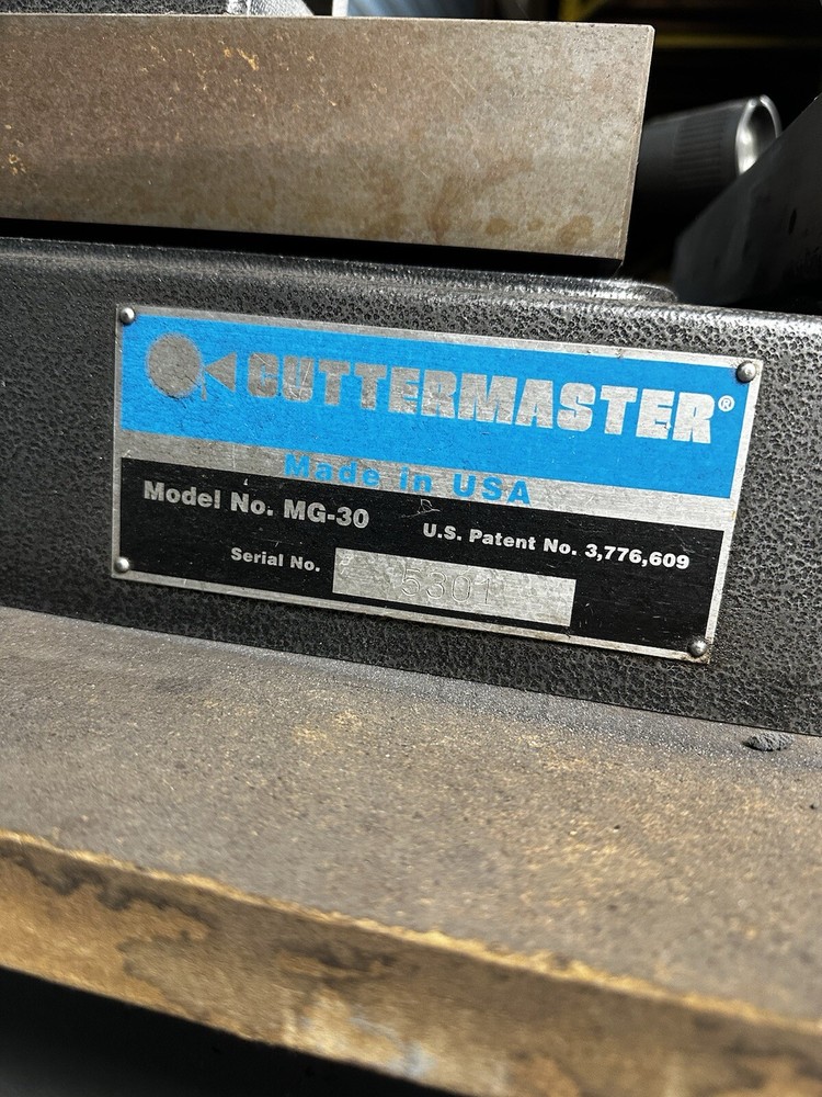 Cuttermaster MG-30 Endmill Grinder Sharpener