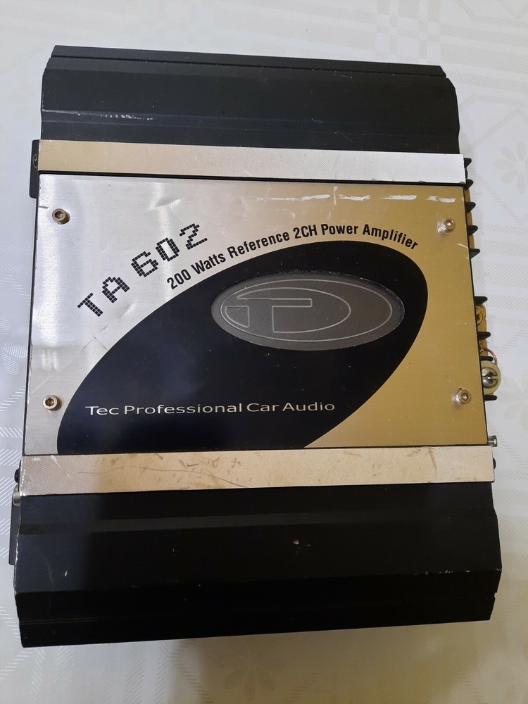 TEC TA602 WORKING CAR AMPLIFIER GOOD CONDITION