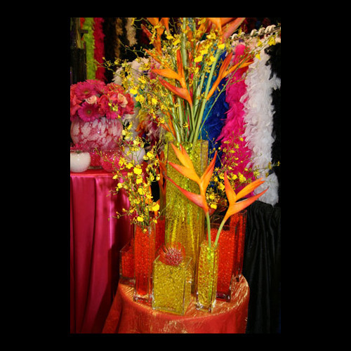 Yellow Vase Filler Beads 4oz Bag Makes 3 Gallons - Water Storing Gel